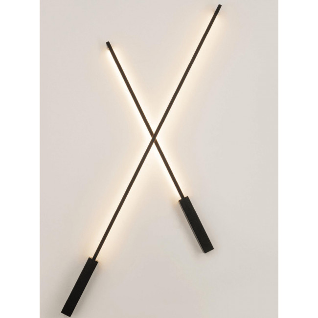 Απλίκα LED 14W 3000k Μαύρο 25322 ZAMBELIS