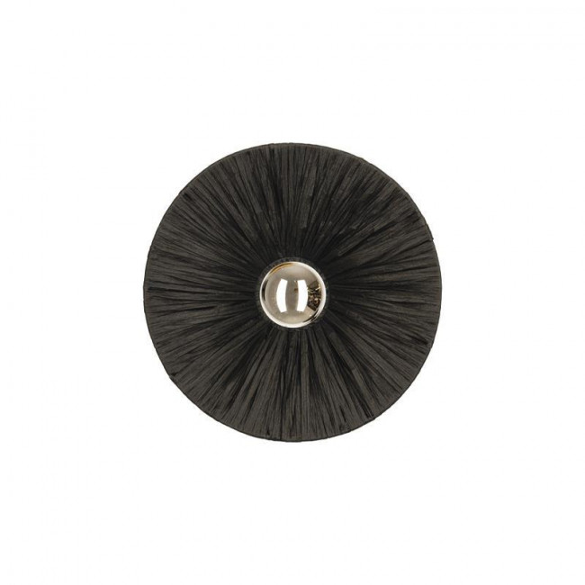 Απλίκα E27 Μαύρο Ρατάν 25455 ZAMBELIS