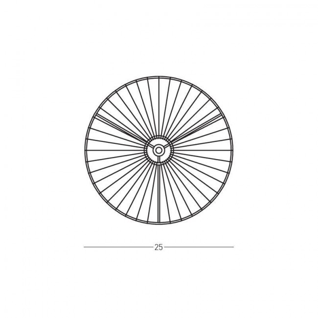 Απλίκα E27 Μαύρο Ρατάν 25455 ZAMBELIS