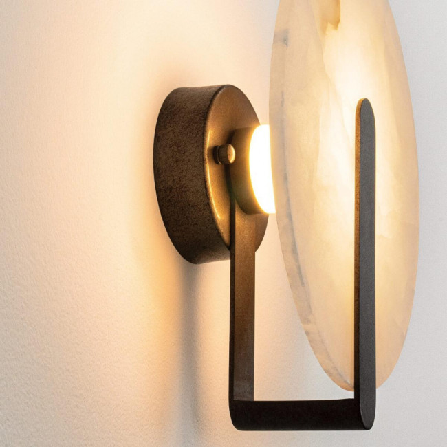 Απλίκα LED 5W 3000k Σκουριά Και Λευκό 2553 ZAMBELIS