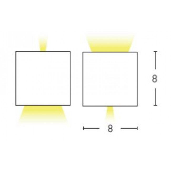 Απλίκα LED 6W 3000K Γραφίτης E109 ZAMBELIS