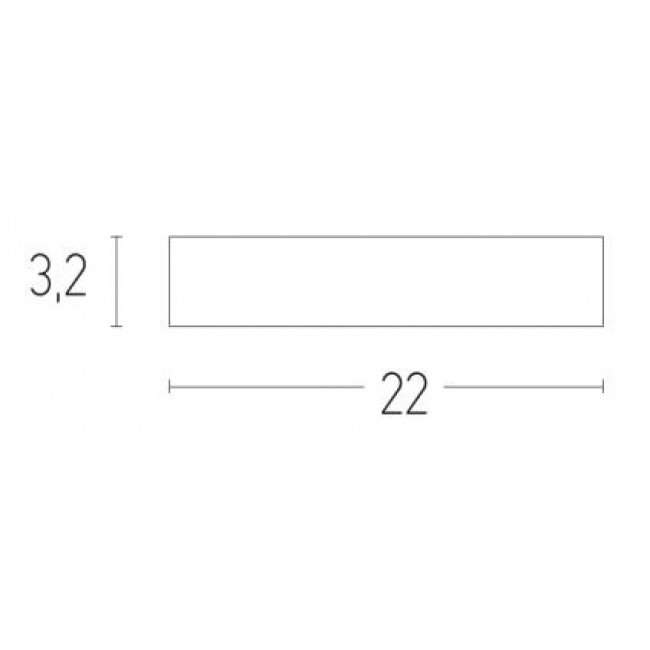 Απλίκα LED 12W 3000K Λευκό E-168 ZAMBELIS