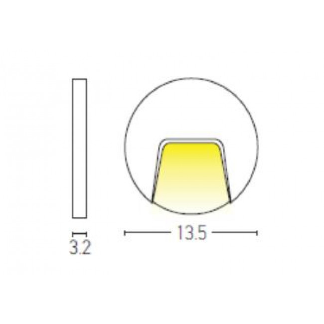 Απλίκα LED 1.5W 3000K Γραφίτης E183 ZAMBELIS