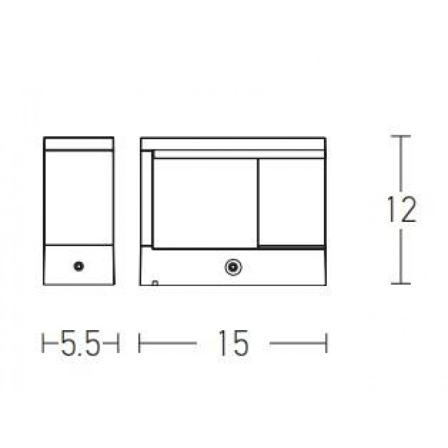 Απλίκα LED 10W 3000K Λευκό E207 ZAMBELIS