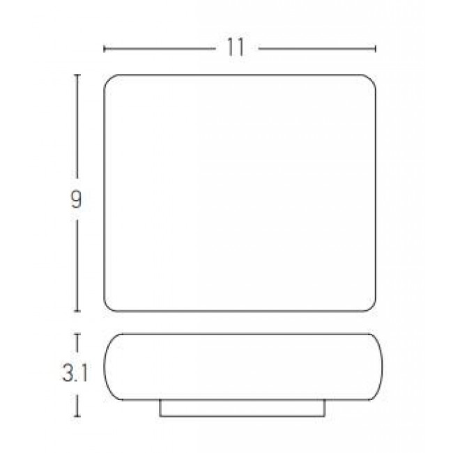 Απλίκα LED 6W 3000K Γραφίτης E238 ZAMBELIS