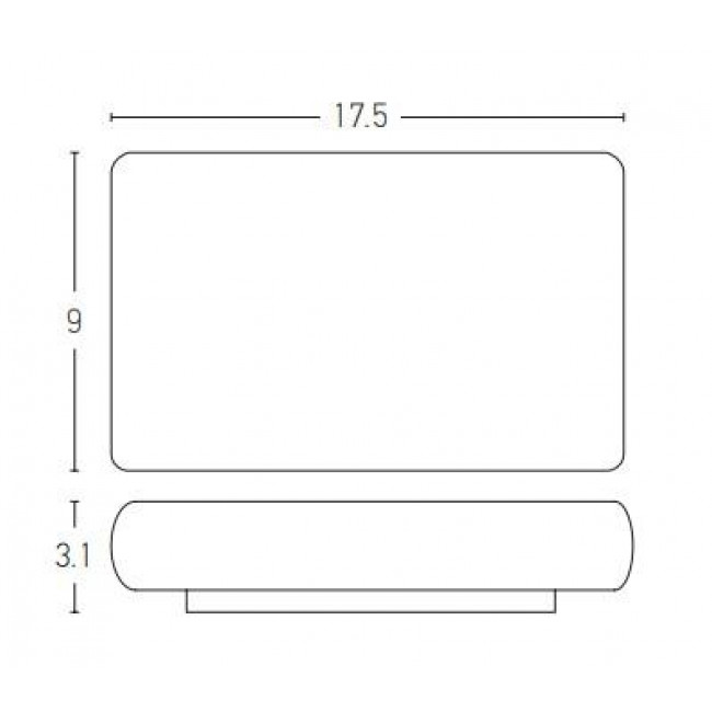 Απλίκα LED 12W 3000K Γραφίτης E239 ZAMBELIS