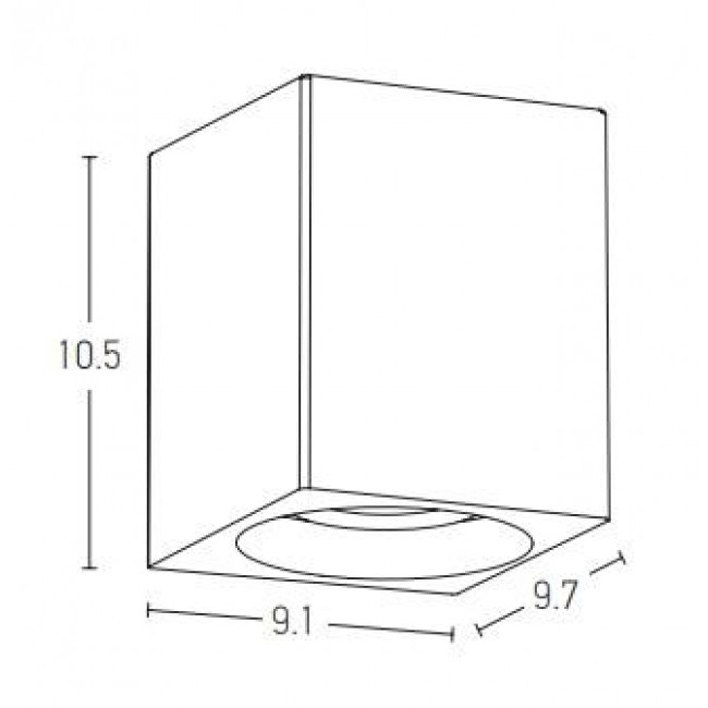 Απλίκα LED 4W 3000K Τσιμέντο E253 ZAMBELIS
