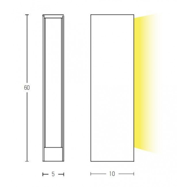 Φωτιστικό Κολώνα LED 12W 3000k Γραφίτης E259 ZAMBELIS