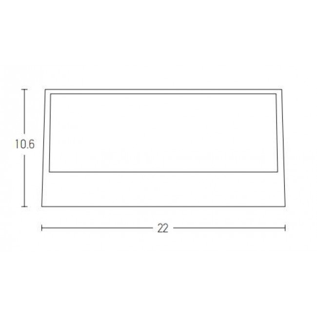 Απλίκα LED 26W 3000K Καφέ E262 ZAMBELIS