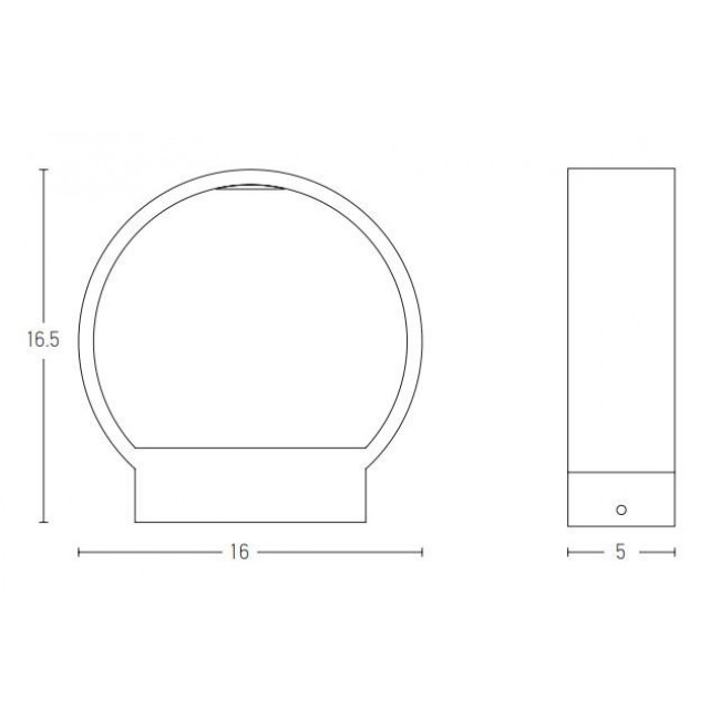 Απλίκα LED 6W 3000K Καφέ E268 ZAMBELIS