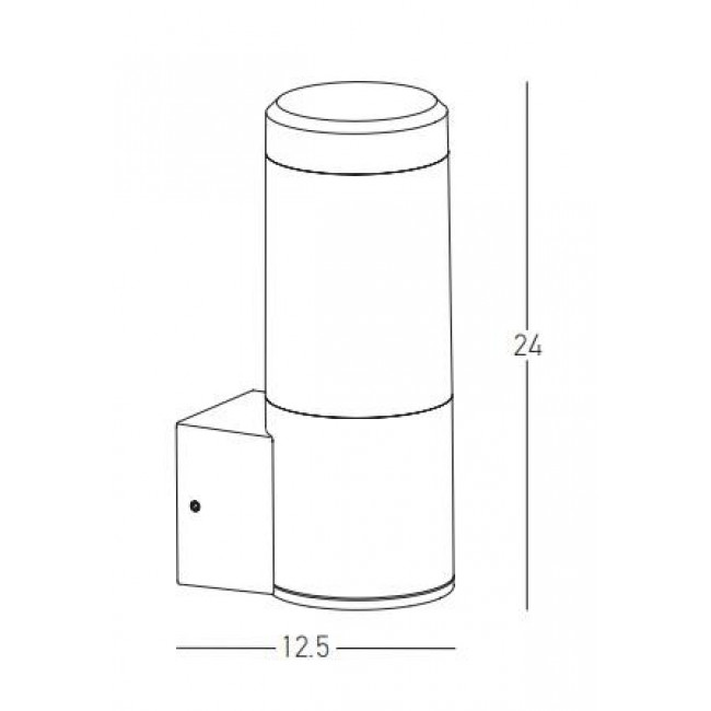 Απλίκα LED 10W 3000K Γραφίτης E276 ZAMBELIS