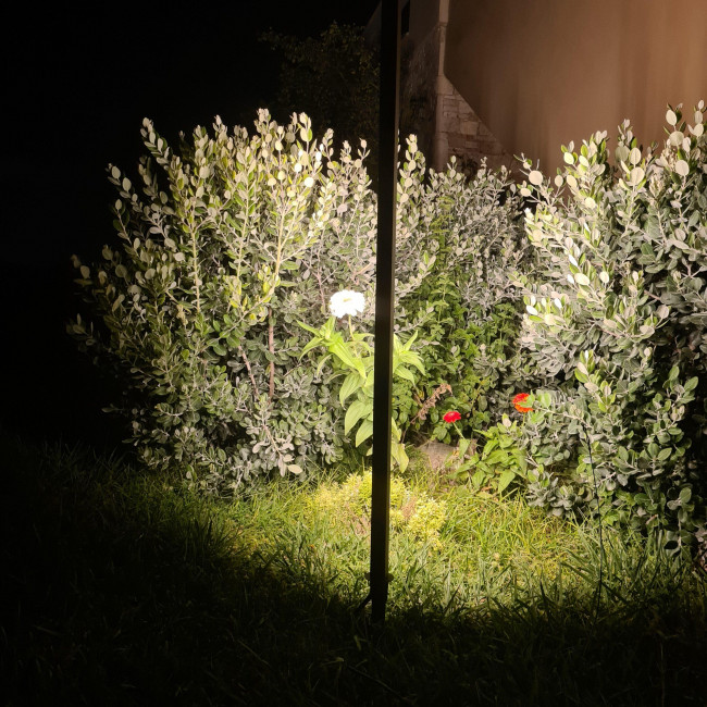 Φωτιστικό Κήπου LED 15W 3000k Με Καρφί Καφέ E280 ZAMBELIS