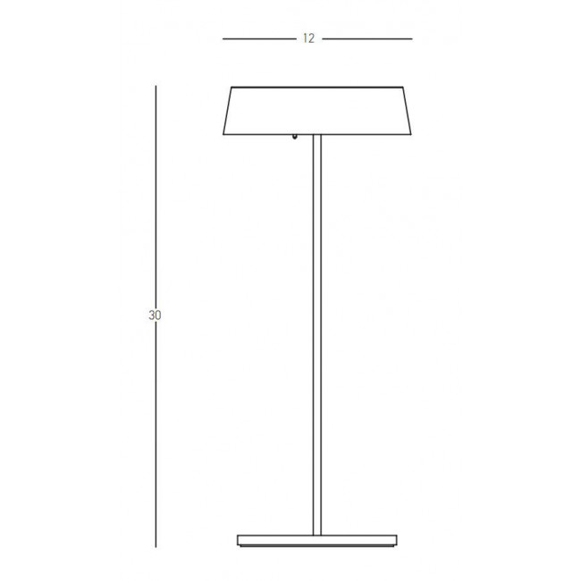 Πορτατίφ LED 2.2W 3000k Χρυσό Φορητό E291 ZAMBELIS