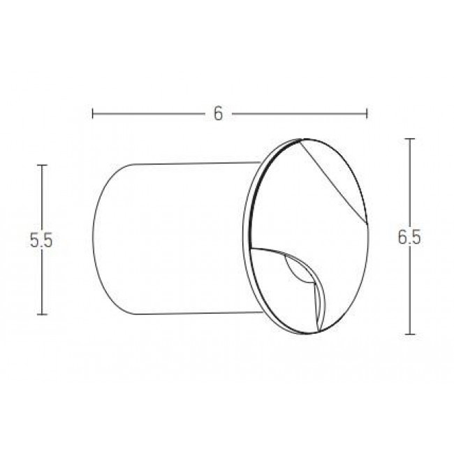 Σποτ Χωνευτό LED 3W 3000k Μαύρο E301 ZAMBELIS