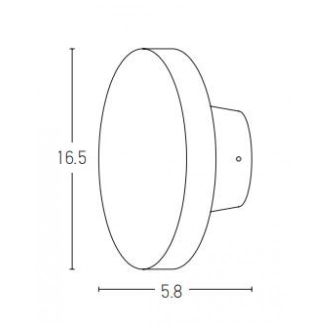 Απλίκα LED 8W 3000K Μαύρο E305 ZAMBELIS