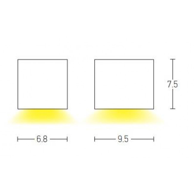 Σποτ Επίτοιχο GU10 Μαύρο E306 ZAMBELIS