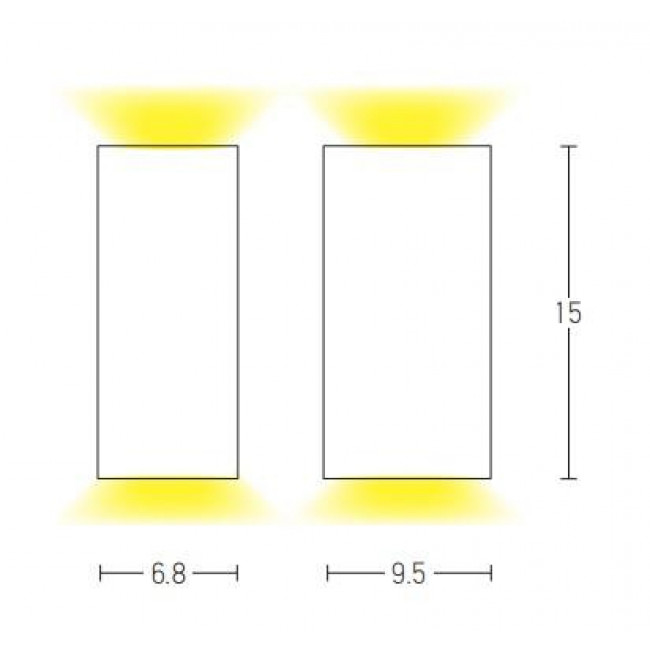 Σποτ Επίτοιχο GU10 Μαύρο E307 ZAMBELIS