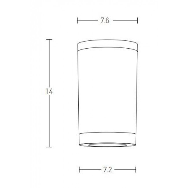 Σποτ Οροφής GU10 Λευκό E308 ZAMBELIS