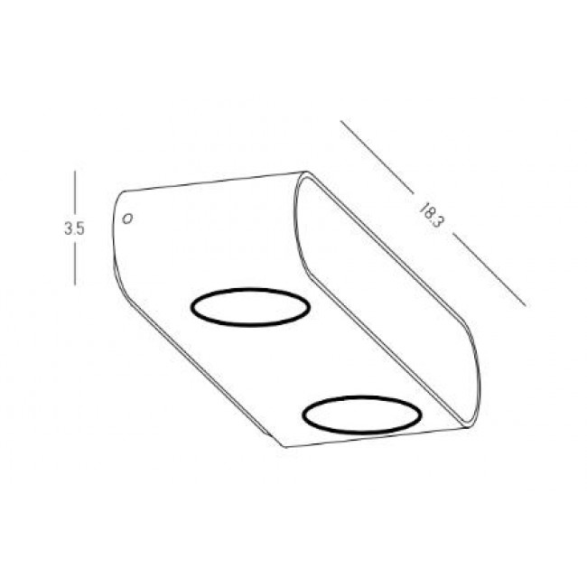 Απλίκα LED 10W 3000k Γραφίτης E315 ZAMBELIS