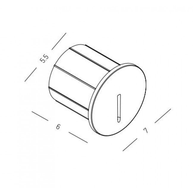 Σποτ Χωνευτό LED 3W 3000k Λευκό E321 ZAMBELIS