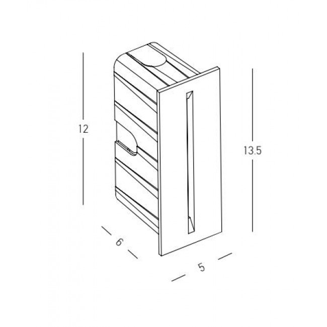 Φωτιστικό Χωνευτό LED 3W 3000K Λευκό E322 ZAMBELIS