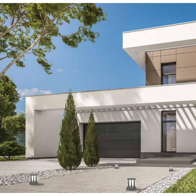 Φωτιστικό Κολώνα LED 8W 3000k Γραφίτης E337 ZAMBELIS