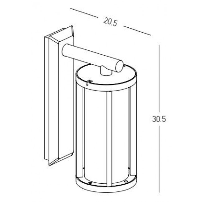 Απλίκα E27 Μαύρο E338 ZAMBELIS