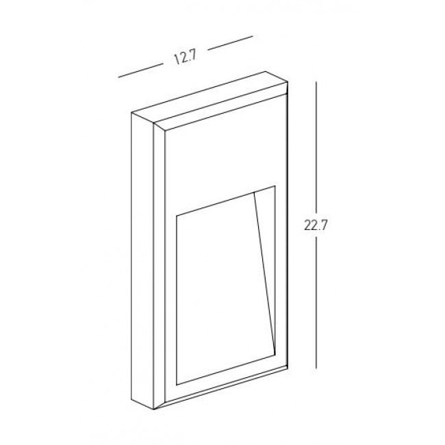 Απλίκα LED 6W 3000K Γραφίτης E346 ZAMBELIS