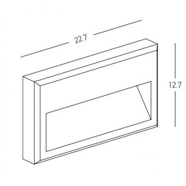 Απλίκα LED 6W 3000K Γραφίτης E347 ZAMBELIS
