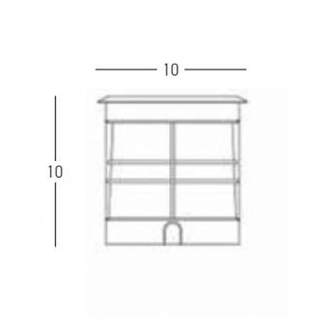 Σπότ Χωνευτό GU10 Ατσάλι E359 ZAMBELIS