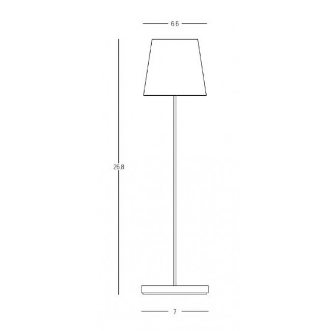Πορτατίφ LED 1.5W 3000k Μαύρο Φορητό E369 ZAMBELIS