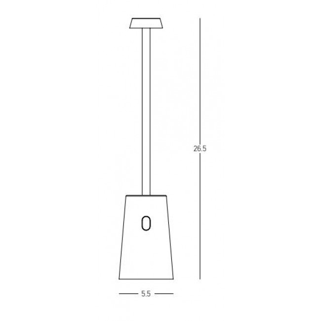 Πορτατίφ LED 2W 3000k Λευκό Φορητό E398 ZAMBELIS