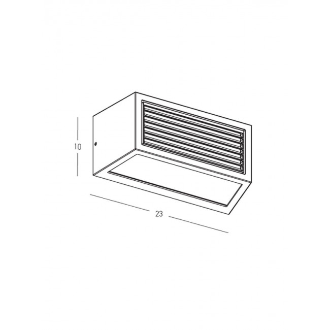 Απλίκα E27 Γραφίτης E500 ZAMBELIS