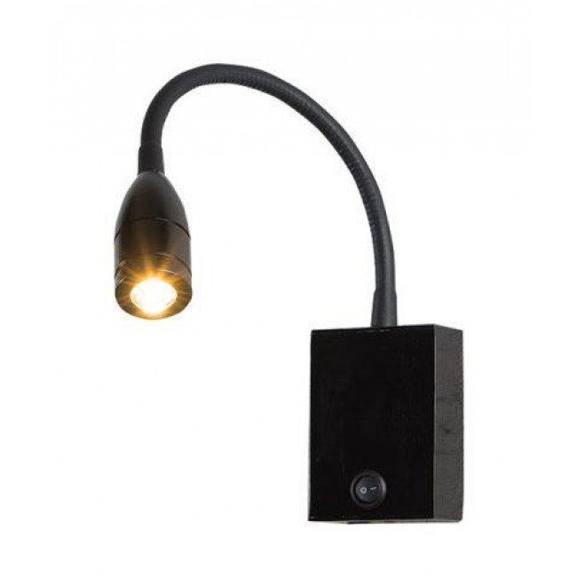 Σποτ Επίτοιχο LED 3W 3000K Μαύρο H32 ZAMBELIS