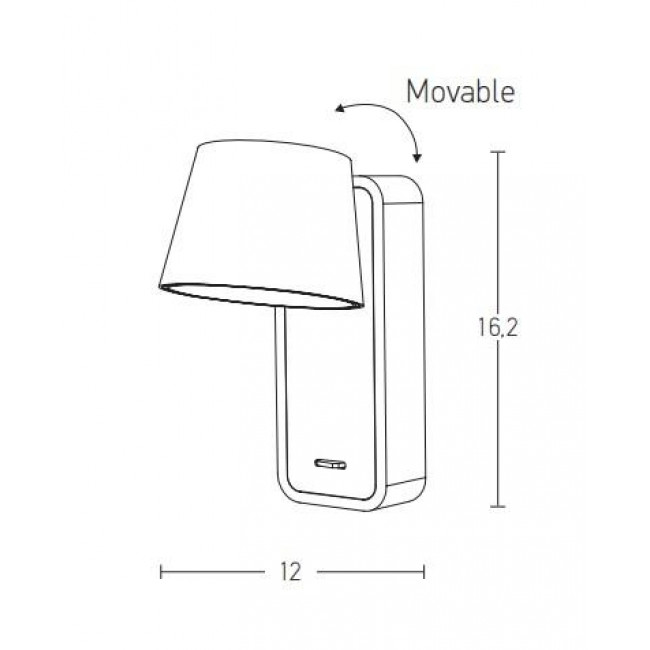 Απλίκα LED 7W 3000k Μαύρο Και Ξύλο H61 ZAMBELIS