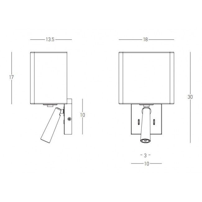 Απλίκα E27 & LED 3W 3000k Ορειχάλκινο Και Μπεζ H73 ZAMBELIS