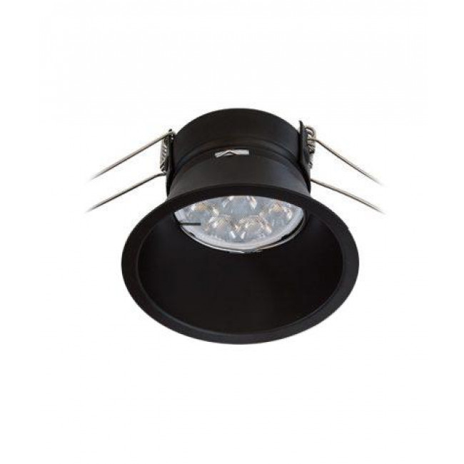 Σποτ Χωνευτό GU10 Μαύρο Σταθερό S007 ZAMBELIS