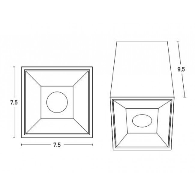 Σποτ Οροφής LED 10W 3000k Μαύρο S069 ZAMBELIS