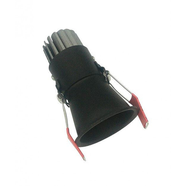 Σπότ Χωνευτό LED 6W 3000k Μαύρο S074 ZAMBELIS