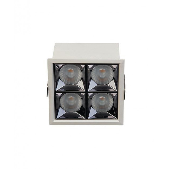 Σπότ Χωνευτό LED 12W 3000k Λευκό S102 ZAMBELIS