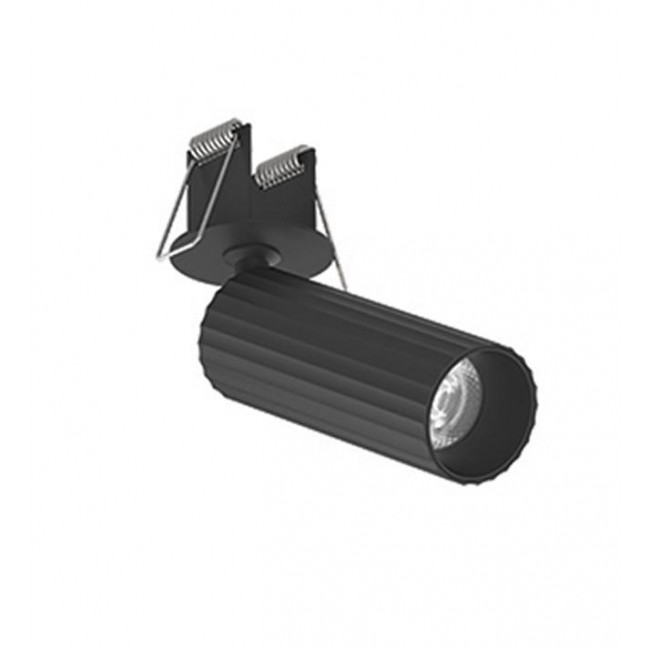 Σπότ Χωνευτό LED 7W 3000k Μαύρο S119 ZAMBELIS