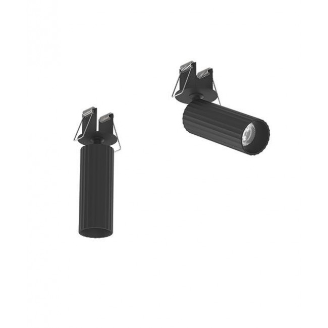Σπότ Χωνευτό LED 7W 3000k Μαύρο S119 ZAMBELIS