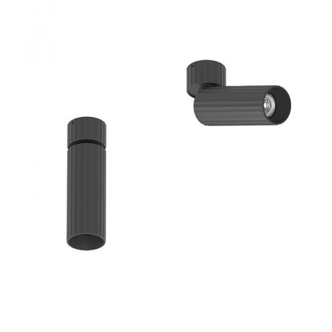 Σποτ Οροφής LED 7W 3000k Μαύρο S122 ZAMBELIS