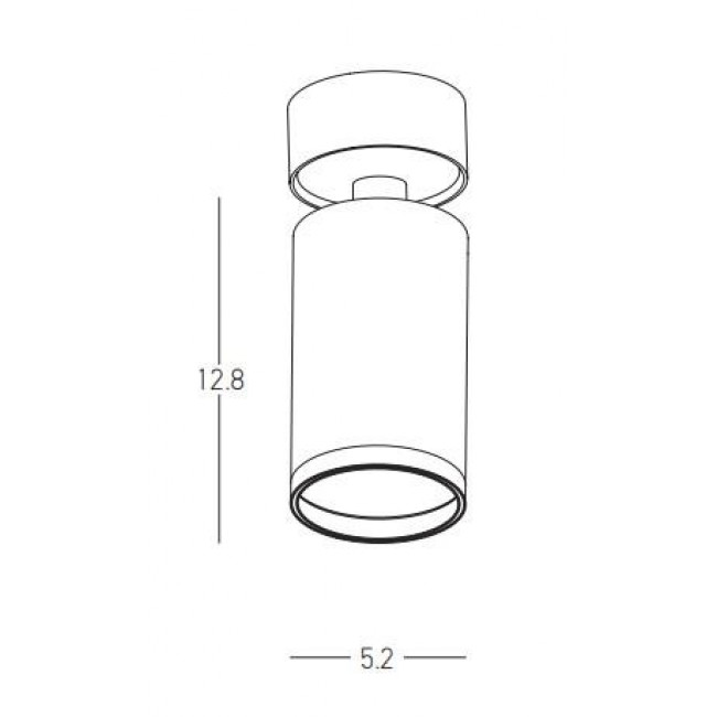 Σποτ Οροφής GU10 Λευκό S123 ZAMBELIS
