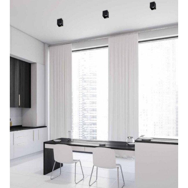 Σποτ Οροφής GU10 Μαύρο S152 ZAMBELIS