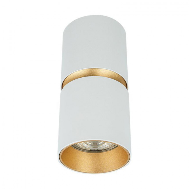 Σποτ Οροφής GU10 Λευκό Και Χρυσό S161 ZAMBELIS