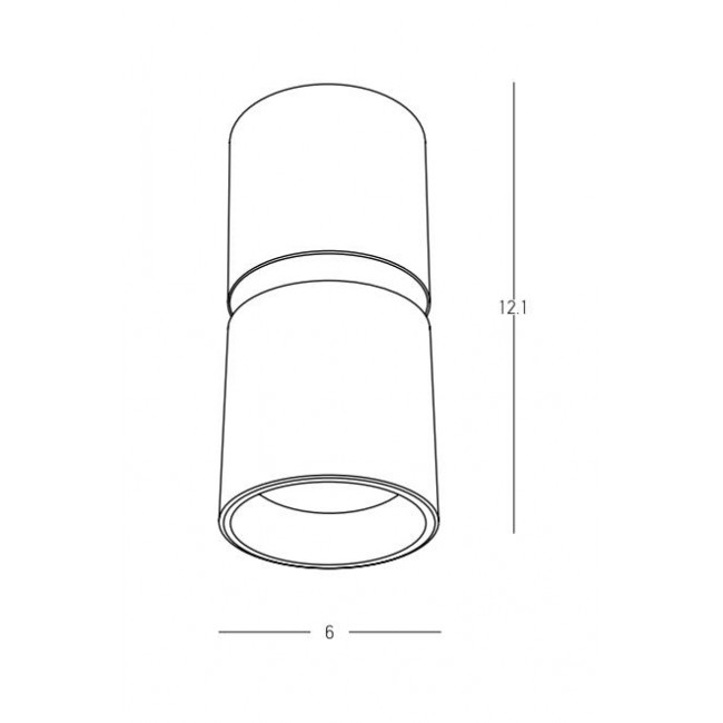 Σποτ Οροφής GU10 Λευκό Και Χρυσό S161 ZAMBELIS