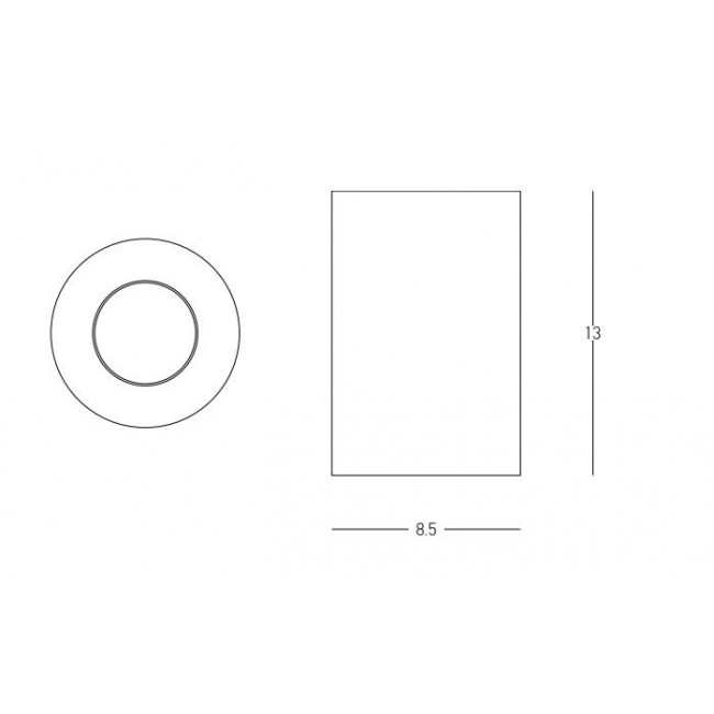 Σποτ Οροφής LED 10W 3000k Λευκό S179 ZAMBELIS