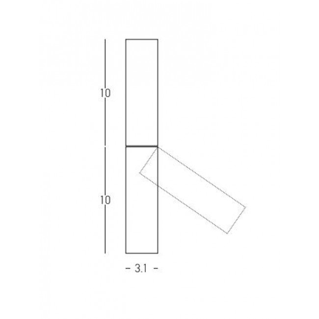 Σποτ Οροφής LED 5W 3000k Λευκό S216 ZAMBELIS