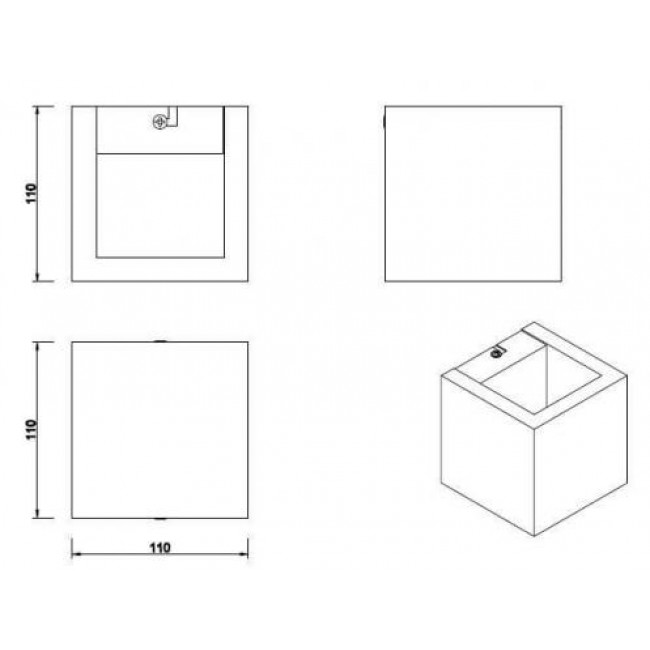 Απλίκα LED 4.3W 3000k Ξύλο Brad 223710130 TRIO LIGHTING